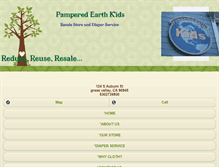Tablet Screenshot of pamperedearthnc.com